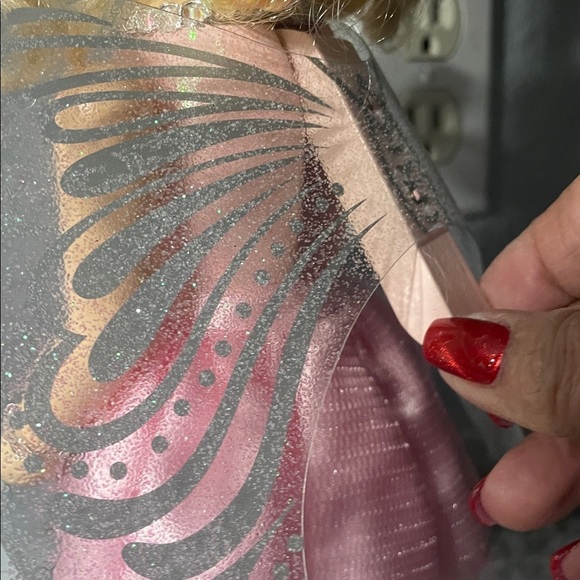 Wooden Nutcracker punk fairy with magical wand 14” - Picture 7 of 8